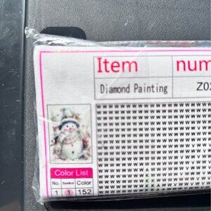 DIY Snowman diamond Painting Kit 30x40cm